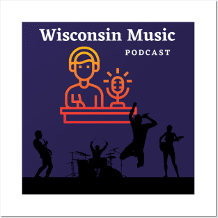 Wisconsin Music Podcast Logo Posters and Art